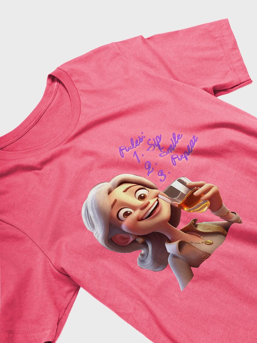 Rules are Sip, Smile & Repeat - Ladies TShirt product image (26)