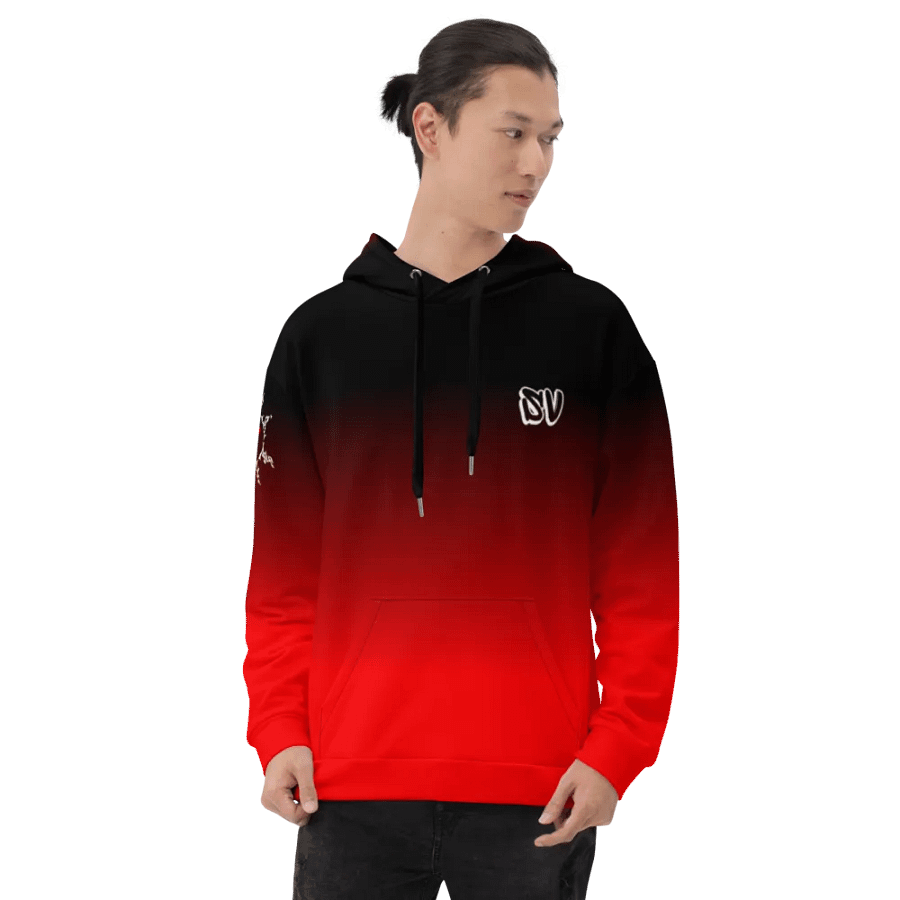 STRAIGHT VIBIN NEON COLOR FADE STYLE SHUKAKU + GAARA HOODIE product image (8)