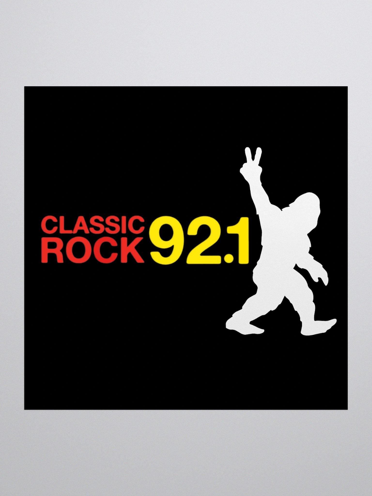 Sasquatch Peace Out Sticker product image (1)