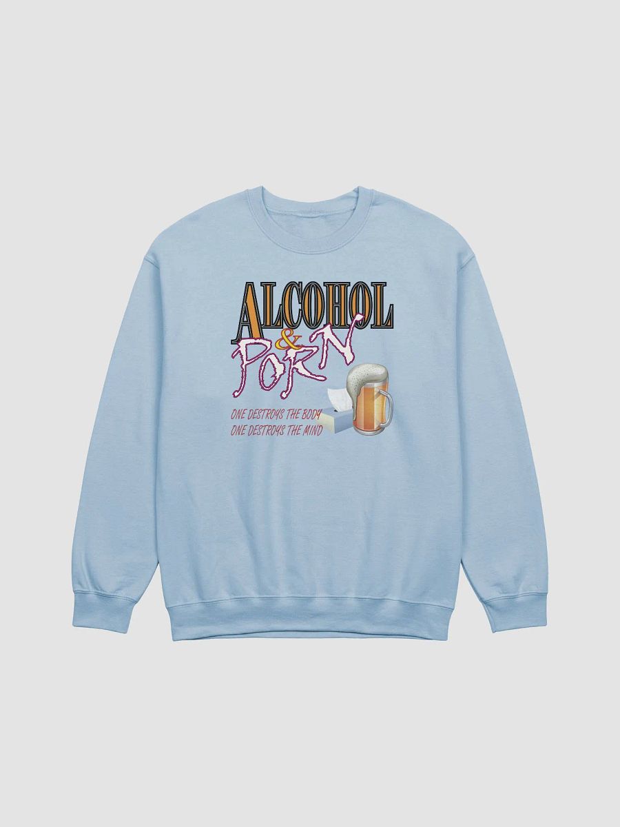 Alcohol & Porn - Gildan Classic Crewneck Sweatshirt product image (2)
