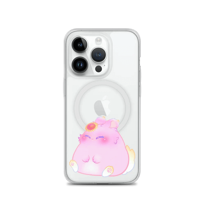 Bun Flower iPhone® MagSafe® Clear Case product image (3)