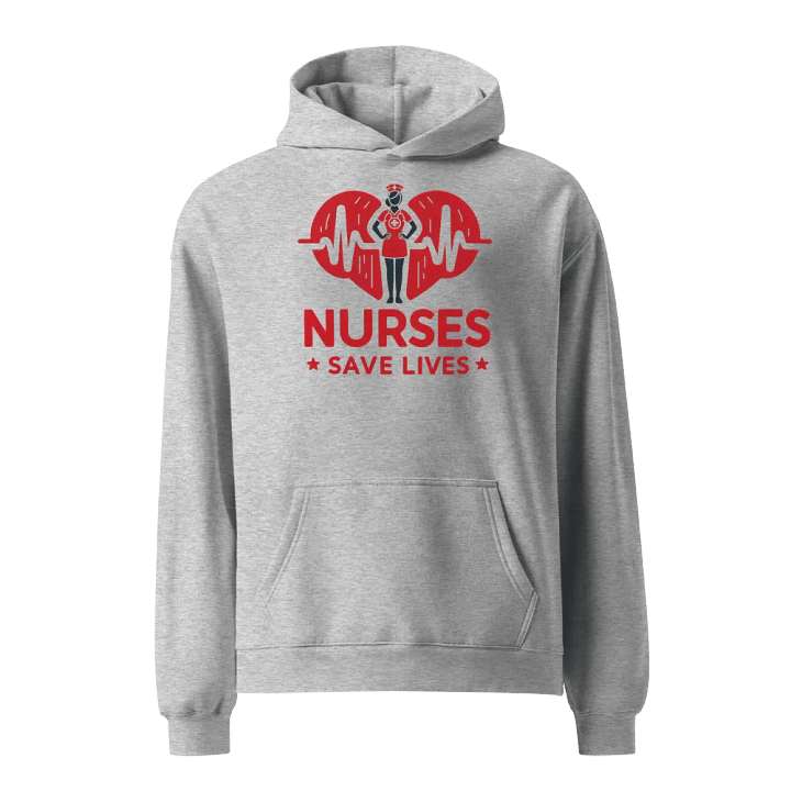 Heartbeat Hero Nurse Hoodie product image (4)