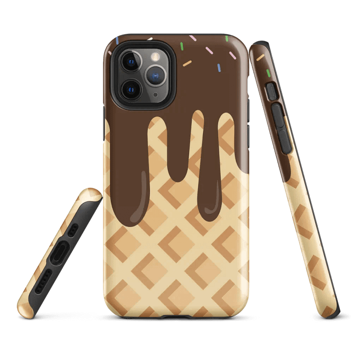 Chocolate Cone Delight Tough iPhone® Case product image (2)