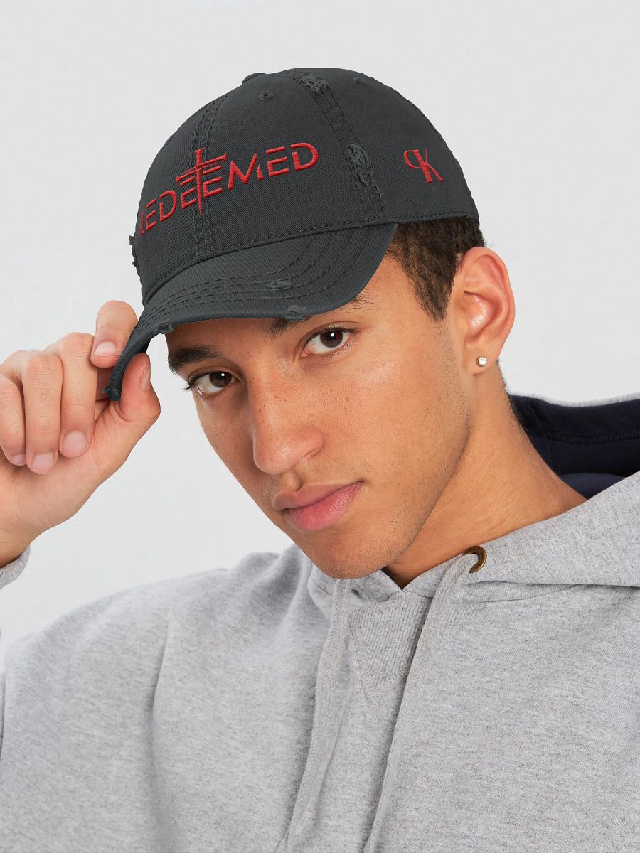 Redeemed Cross Distressed Hat product image (18)