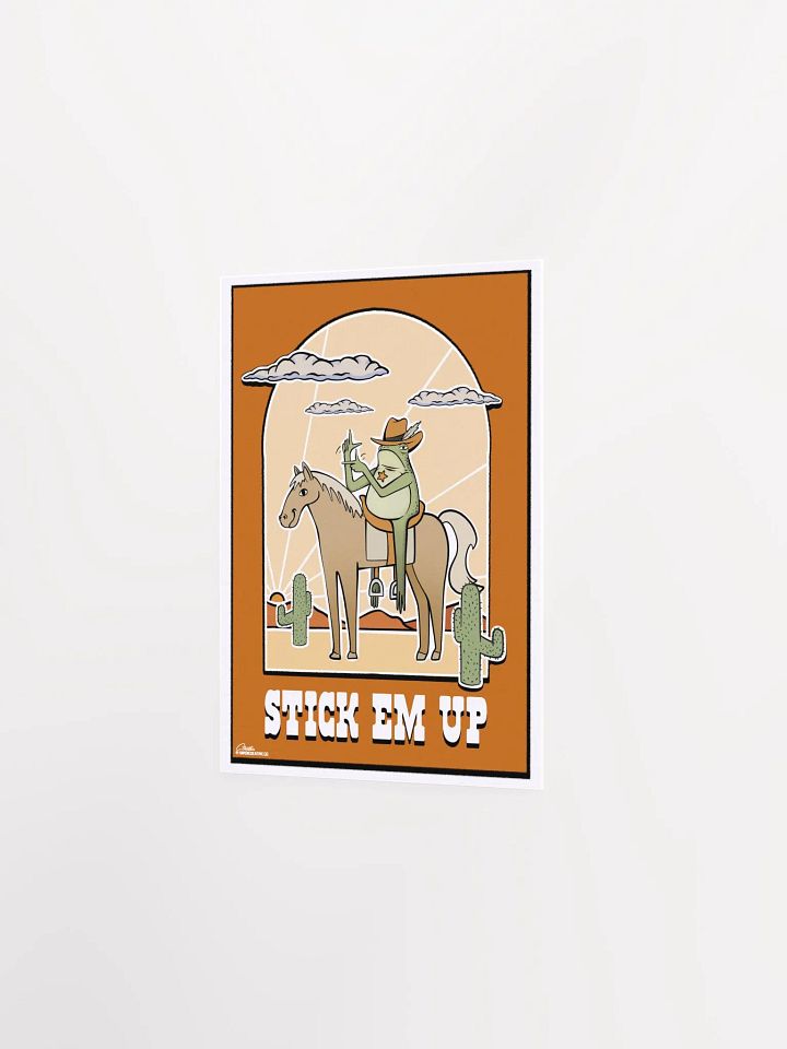 "Wild West Frog" Matte Poster product image (2)