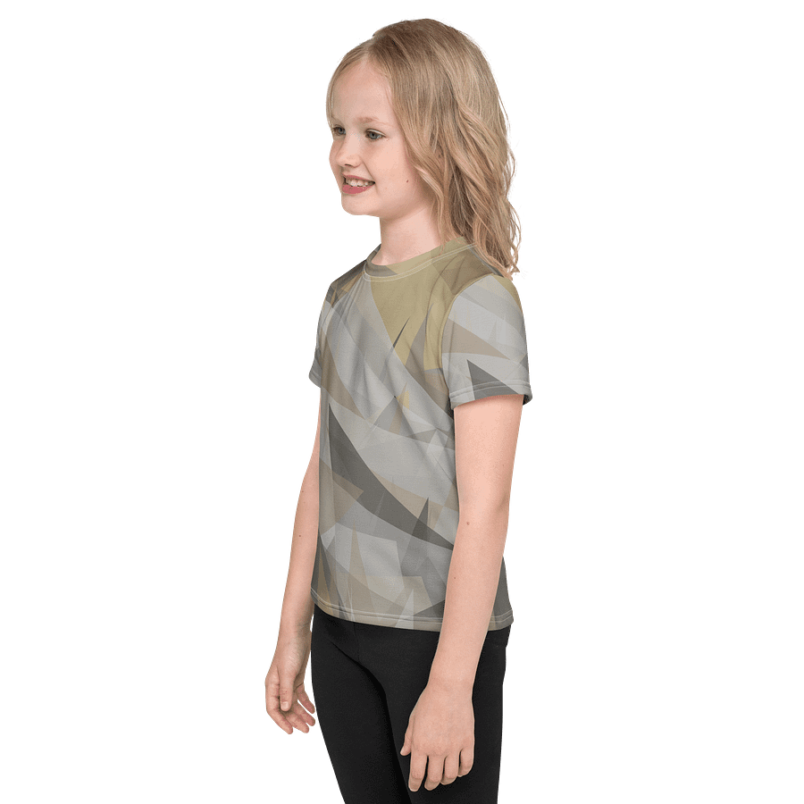 Geometric Layers Kids Crew Neck Tee product image (3)