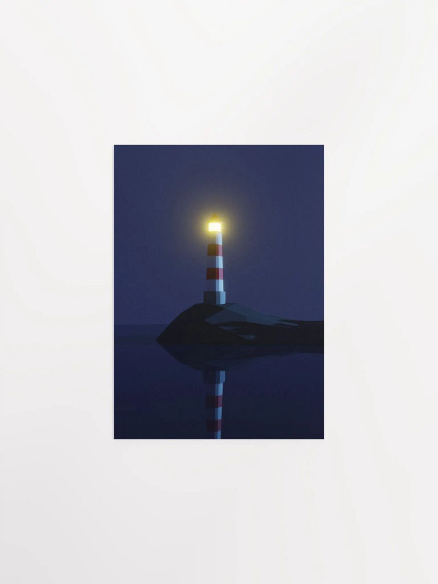 LowPloy Lighthouse Poster product image (2)