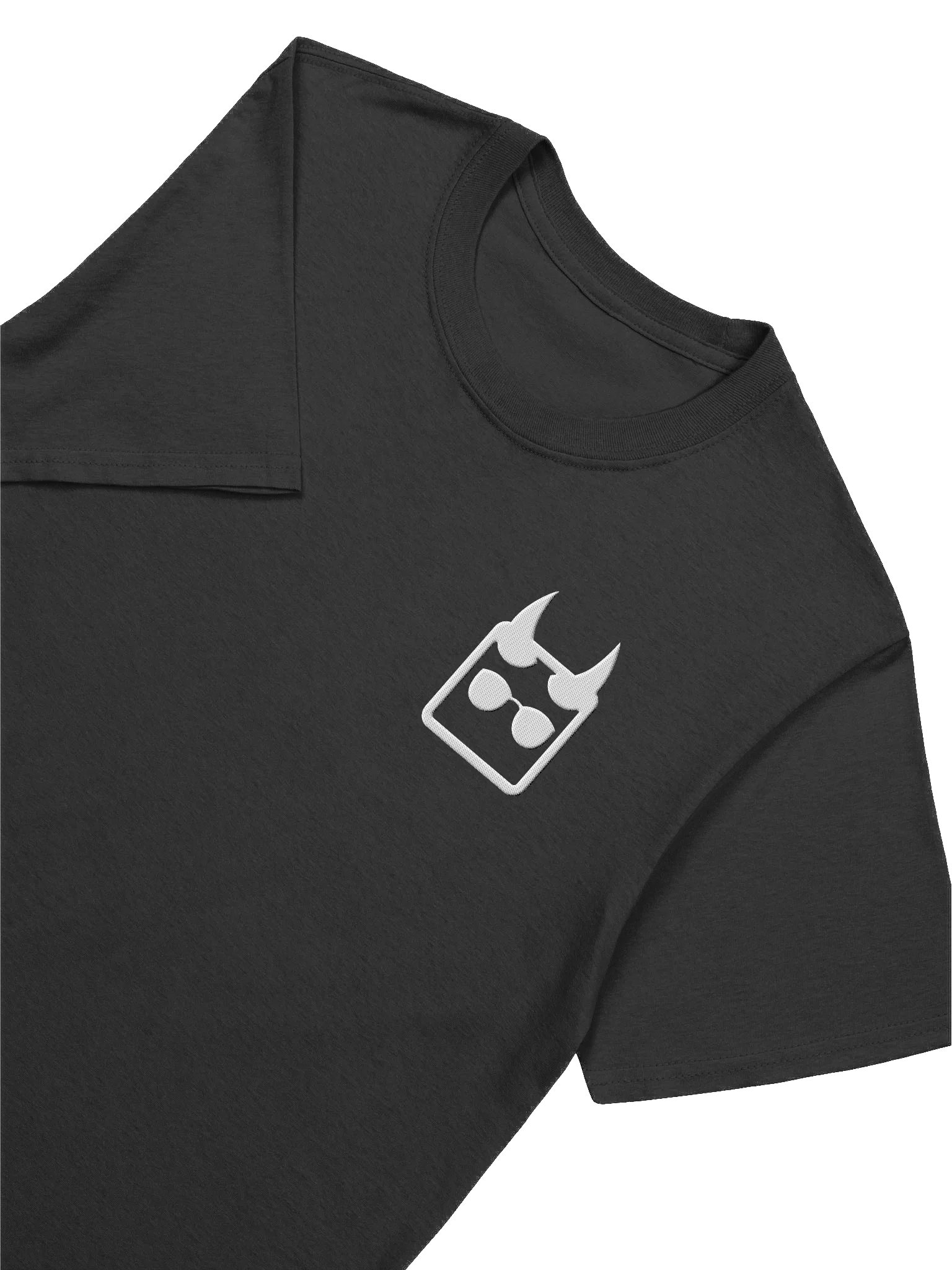 Minimalist Unisex T-Shirt Embroidered (White) product image (91)