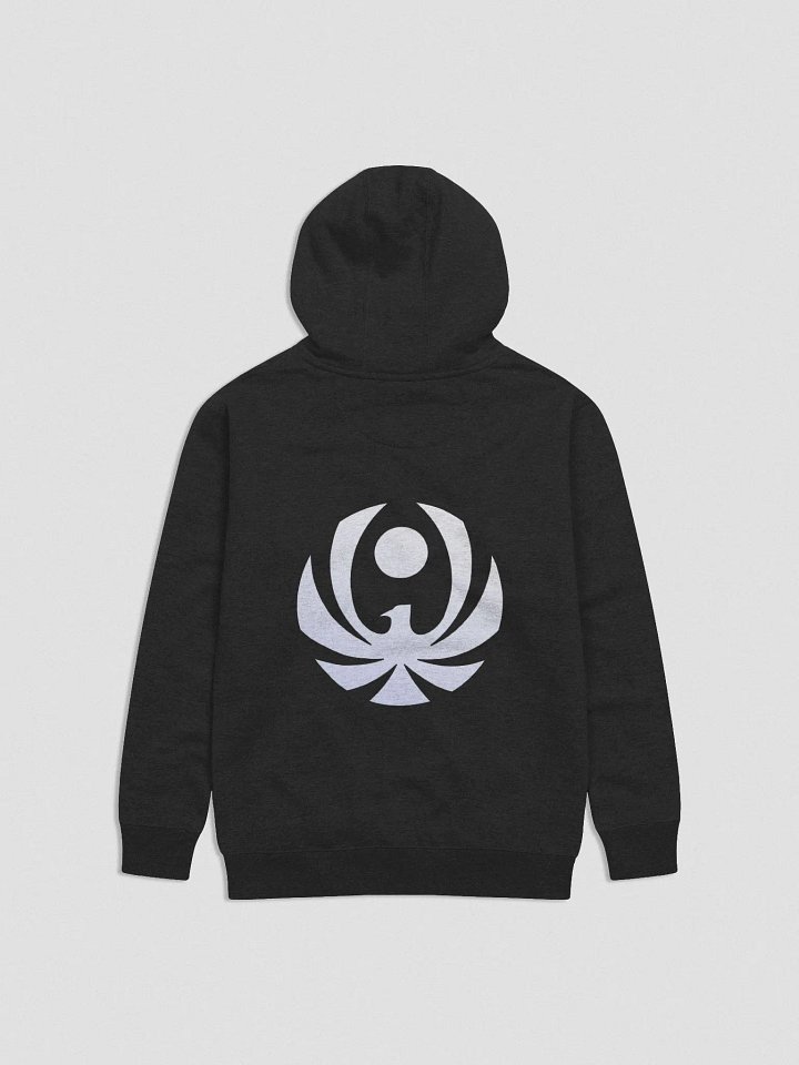 CroweGamingg Cotton Heritage Unisex Premium Hoodie - White logo Front & Back product image (13)