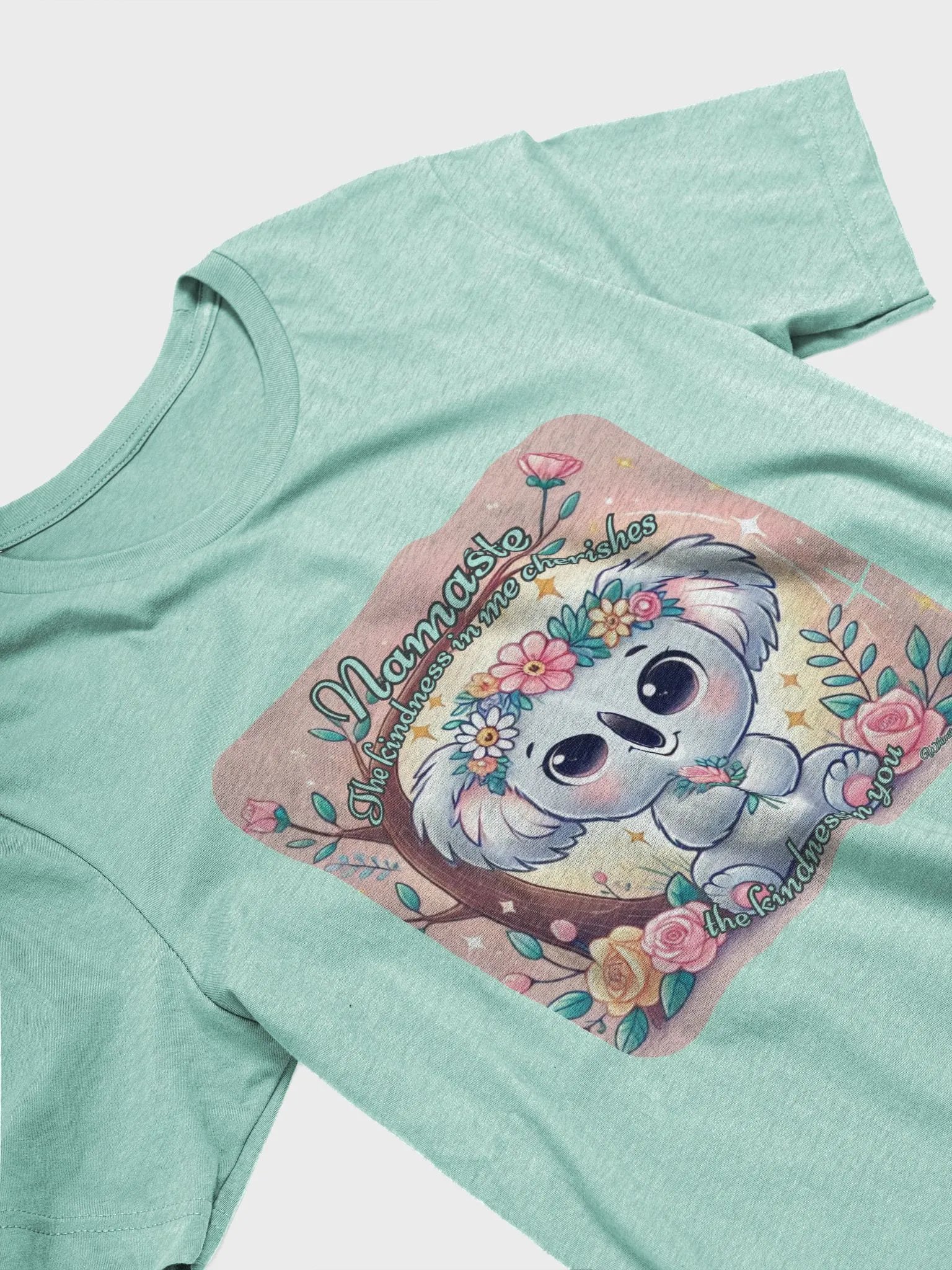 Namaste Koala (Bella+Canvas Supersoft T-Shirt) product image (5)