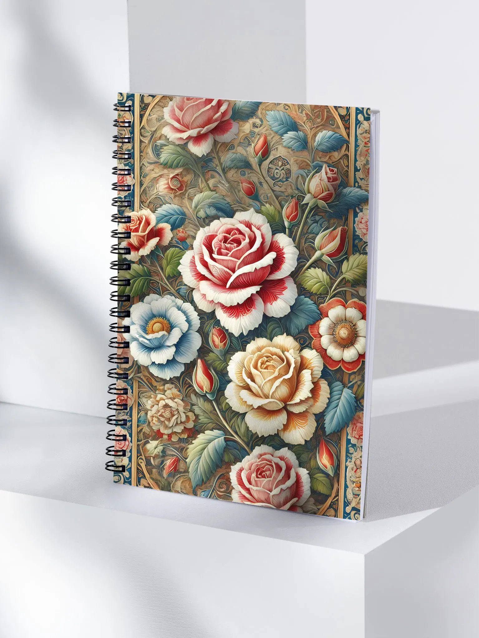 Royal Floral Spiral Notebook product image (4)