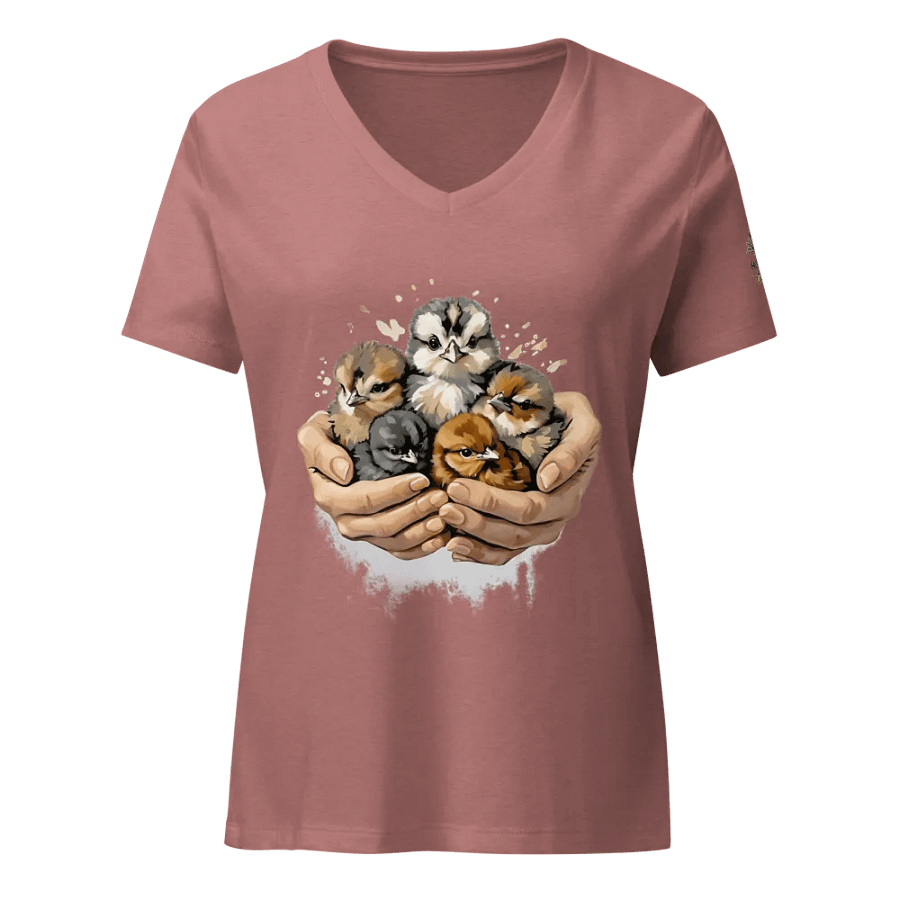 Handful of Fluff | Women’s V-Neck T-Shirt product image (11)