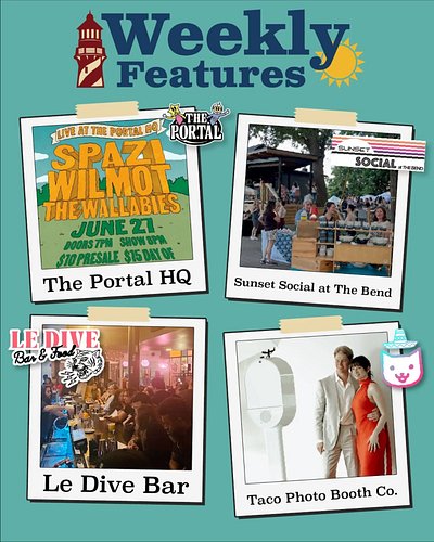 Today's tunes? @wilmot_music 🎸 plus, check out this week's features!

@theportalhq has more music Friday night, tickets avail...