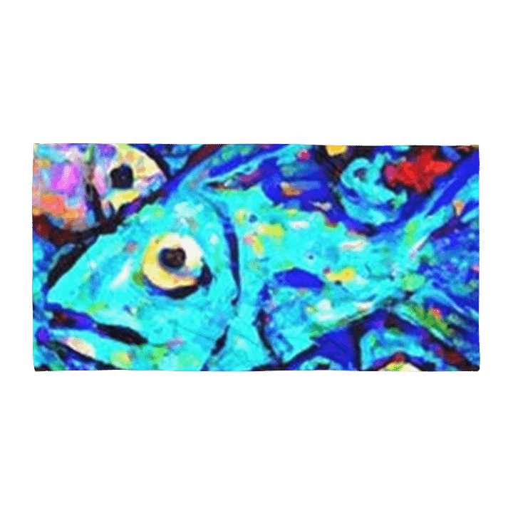 WALL OF FISH Sublimated Towel product image (1)