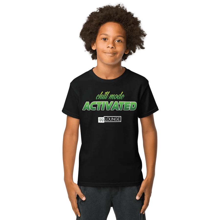 Chill Mode Activated Youth Sports Tee product image (1)