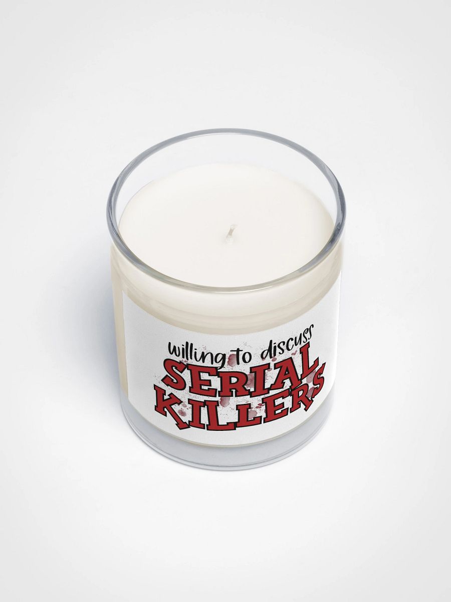 Bold Red Serial Killers Soy Wax Candle product image (3)