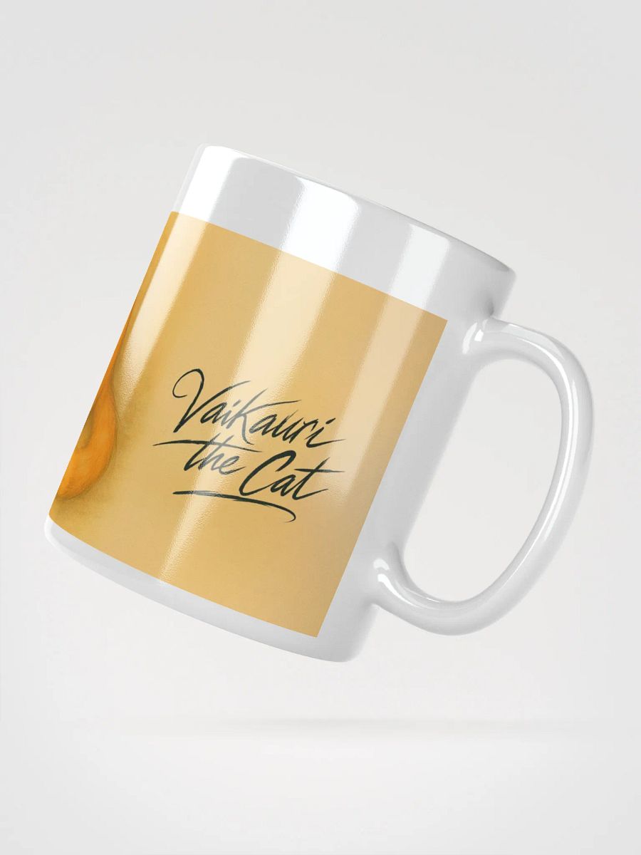 Vaikauri the Cat White Glossy Mug product image (4)