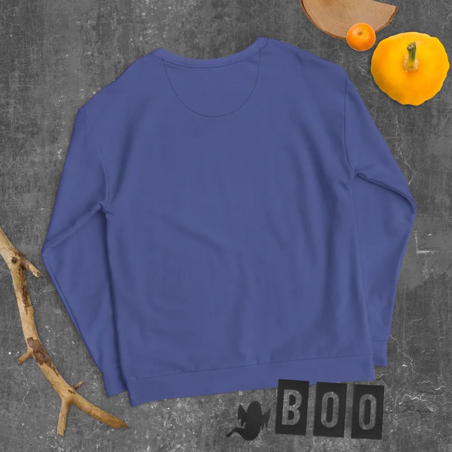 Plain Dark Purple True Summer Unisex Recycled Polyester Heavyweight Premium Sweatshirt by Treasure Pie product image (11)