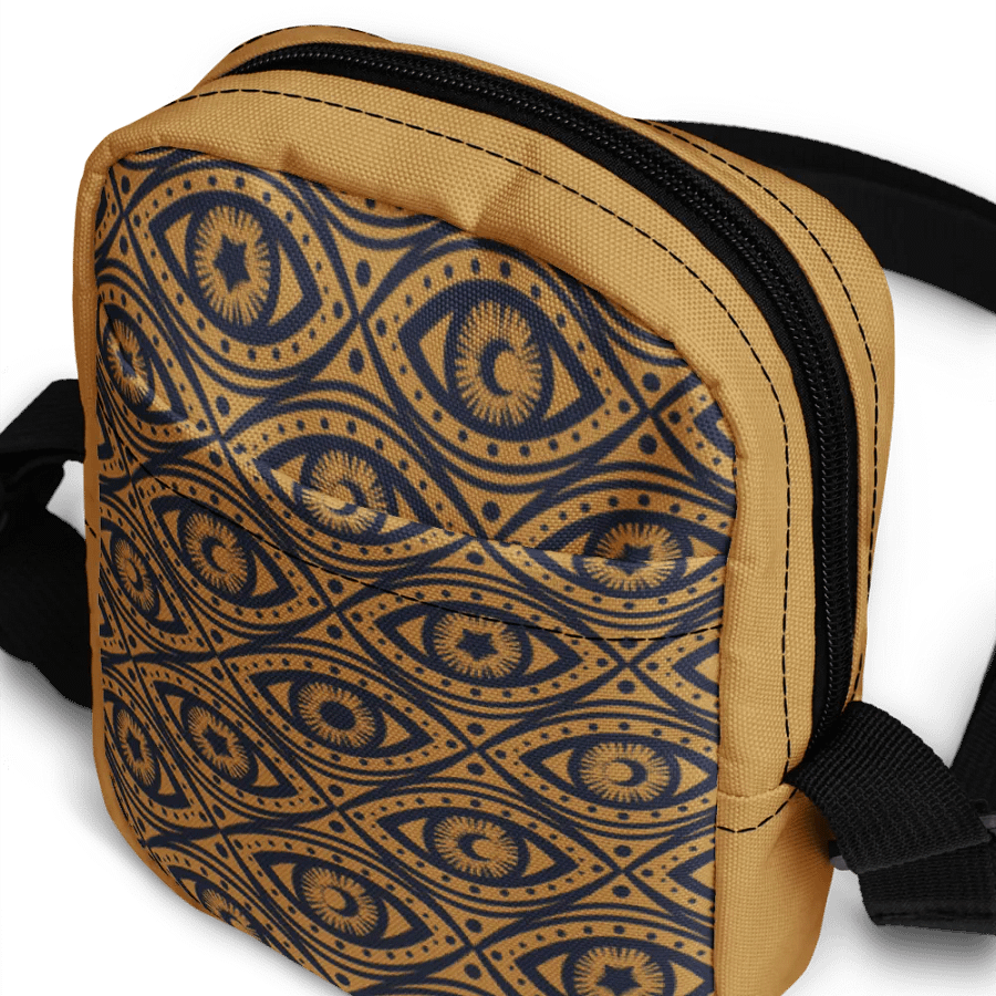 Boho Celestial Eyes Stars & Moons Crossbody Bag product image (3)