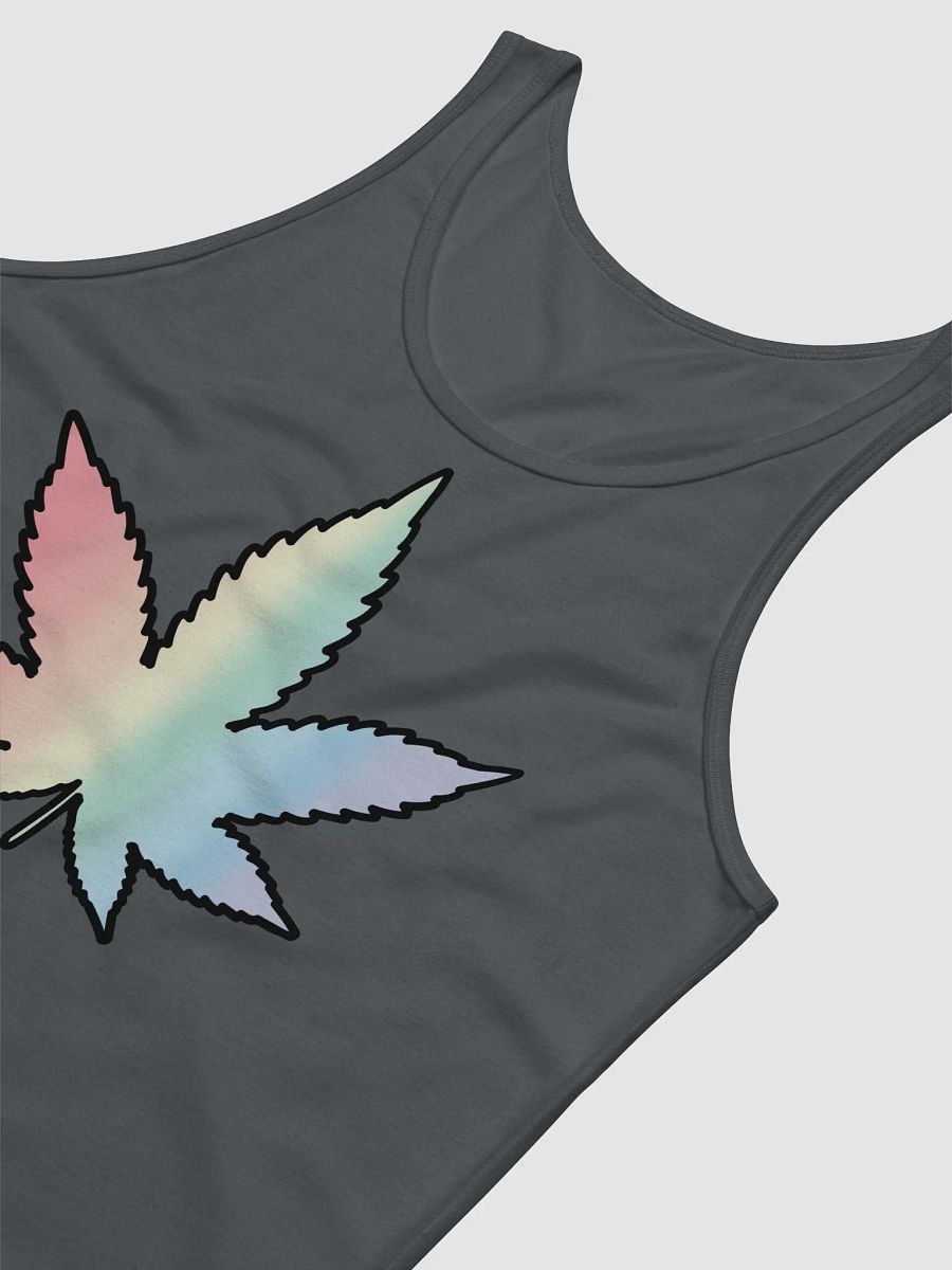 Pastel Rainbow Weed Leaf Tank product image (14)