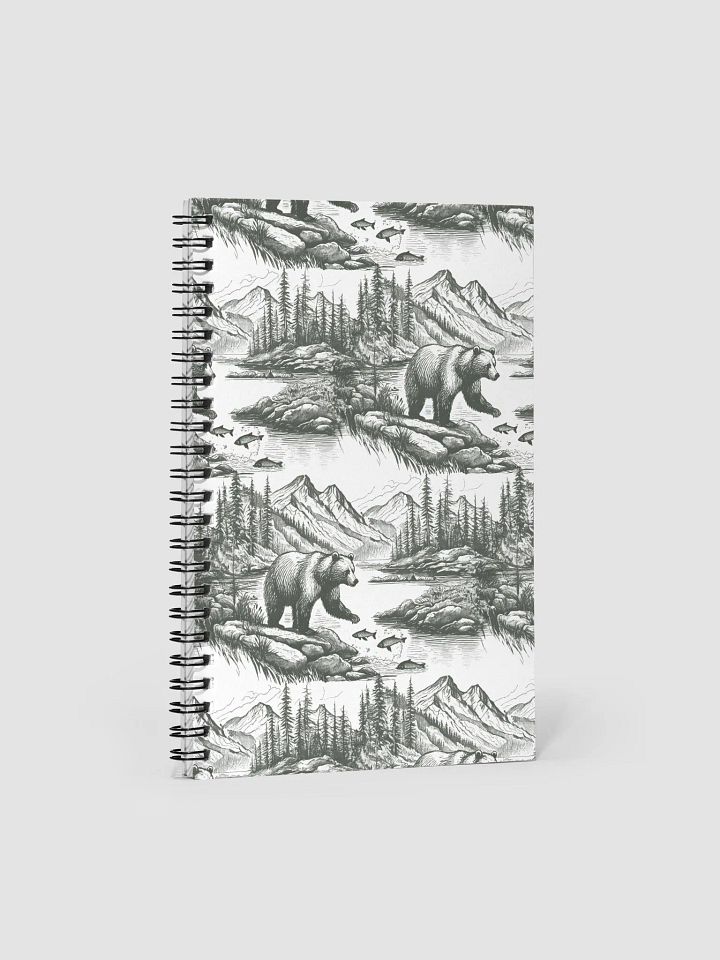 Hunting Bear Spiral Notebook product image (1)