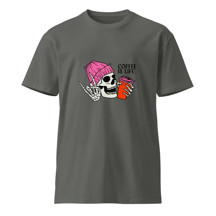 Grinning Skull Beanie Tee product image (1)
