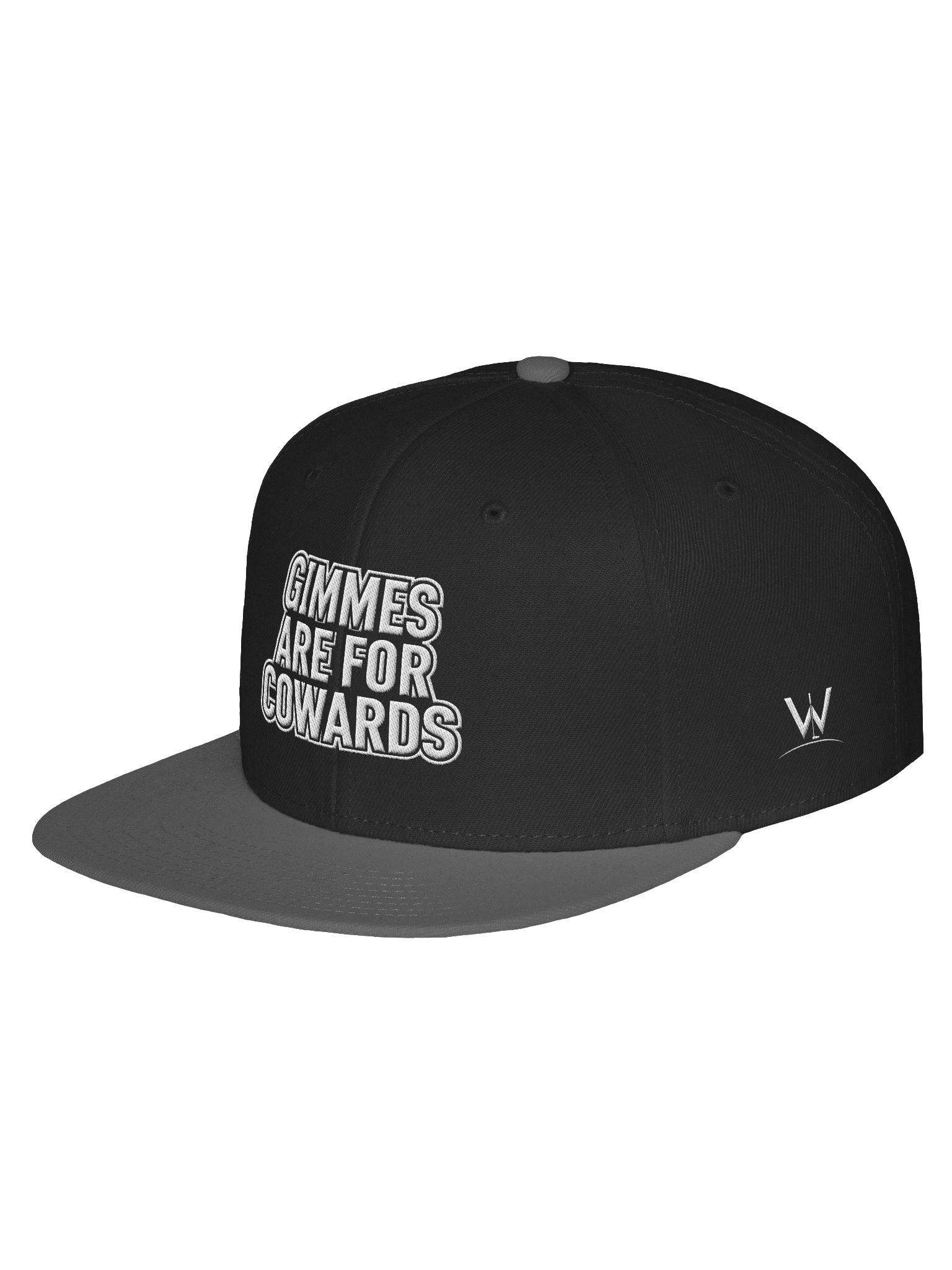 Gimmes Are For COWARDS — Flat Bill Cap product image (7)