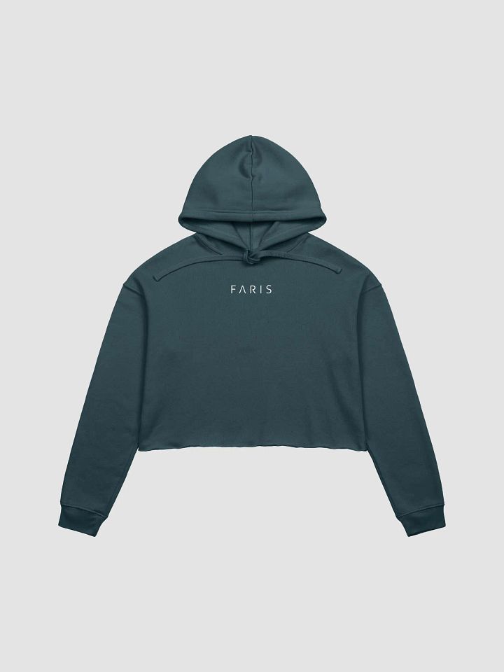 Casual Crop Hoodie - (white text) product image (1)