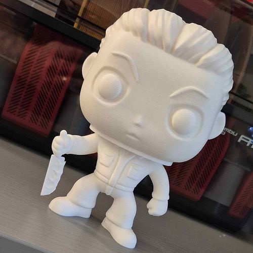 Mini Myers is done & ready for paint!! If you want him, or a custom Funko Pop then just hit me up in the Discord - http://dis...