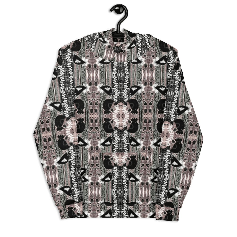 Abstract Floral Birds Unisex All Over Print Pull Over Hoodie product image (8)