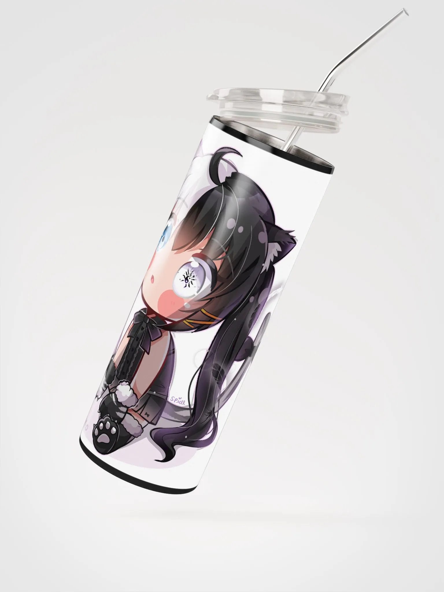Stainless Steel Tumbler - Byakko Chibi Edition product image (3)