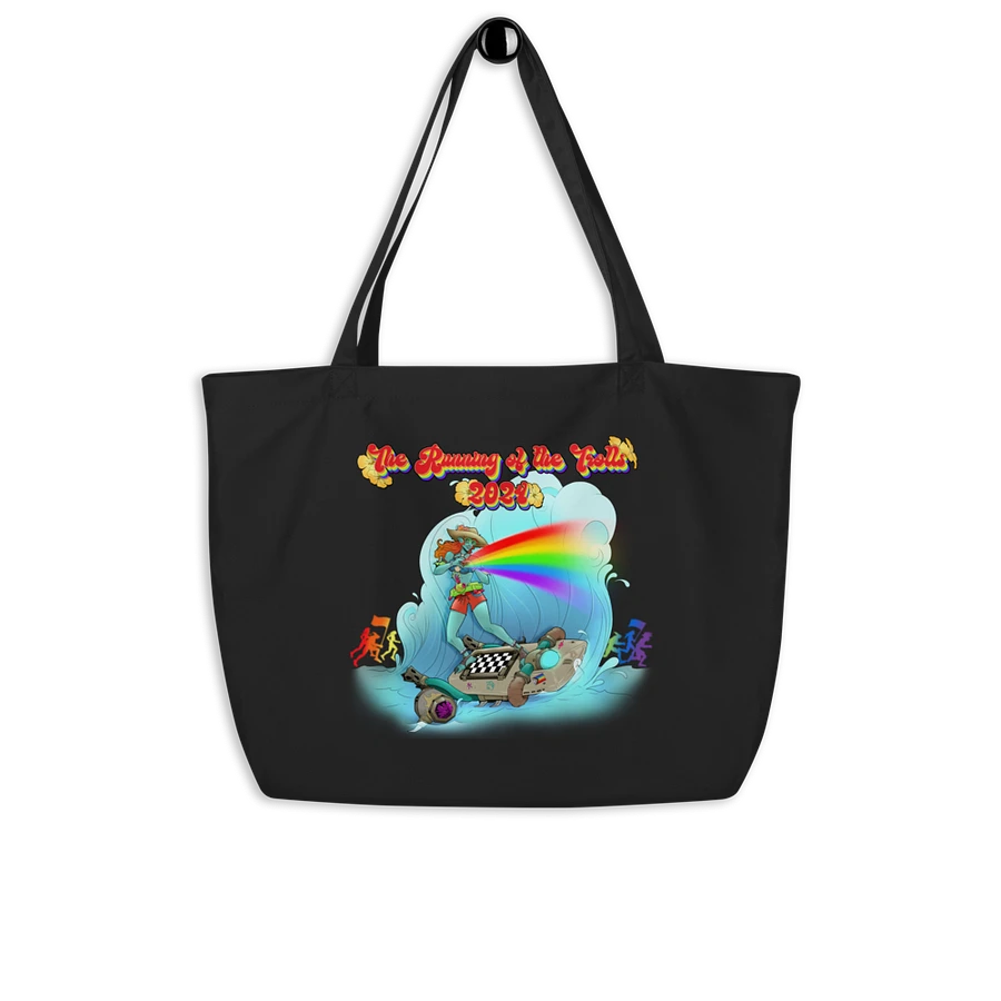 Running of the Trolls Rainbow Large Eco Tote - by Mischi product image (8)