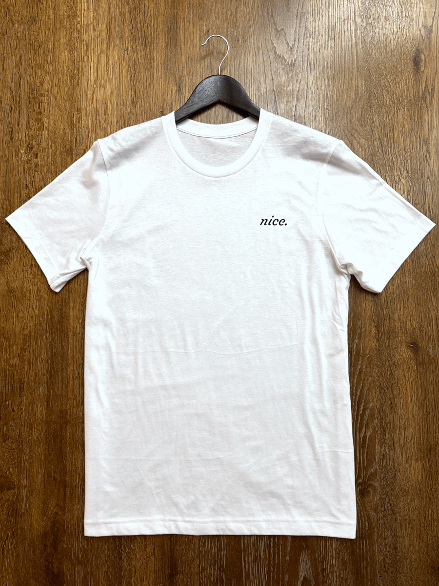 Nice. Classic White Tee product image (1)