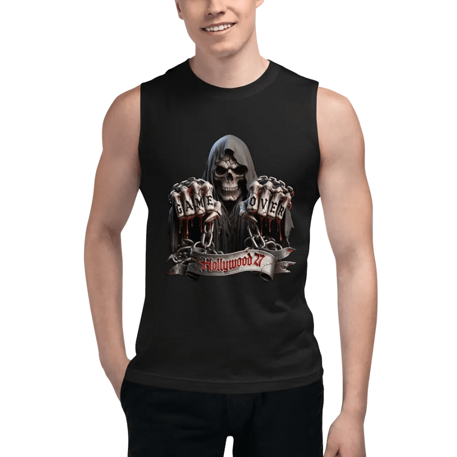 Game Over Gothic Muscle Tank product image (6)