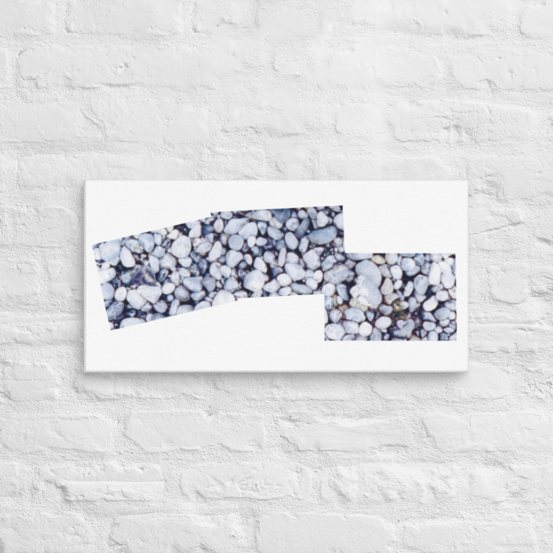 Cama Beach Rocks on Canvas (12" x 24") product image (2)
