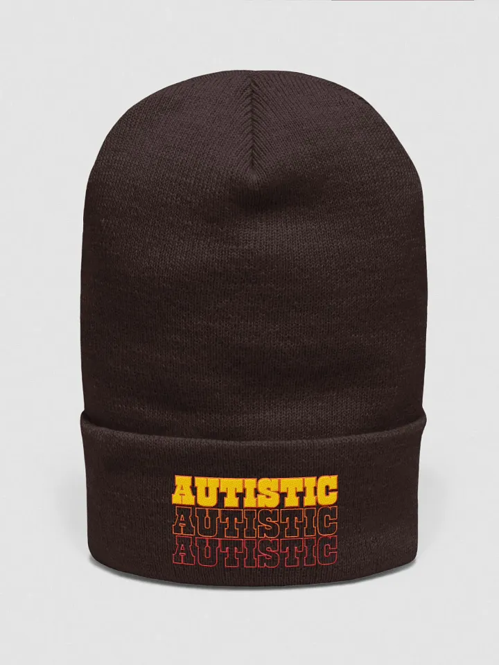 AUTISTIC cuffed beanie product image (11)
