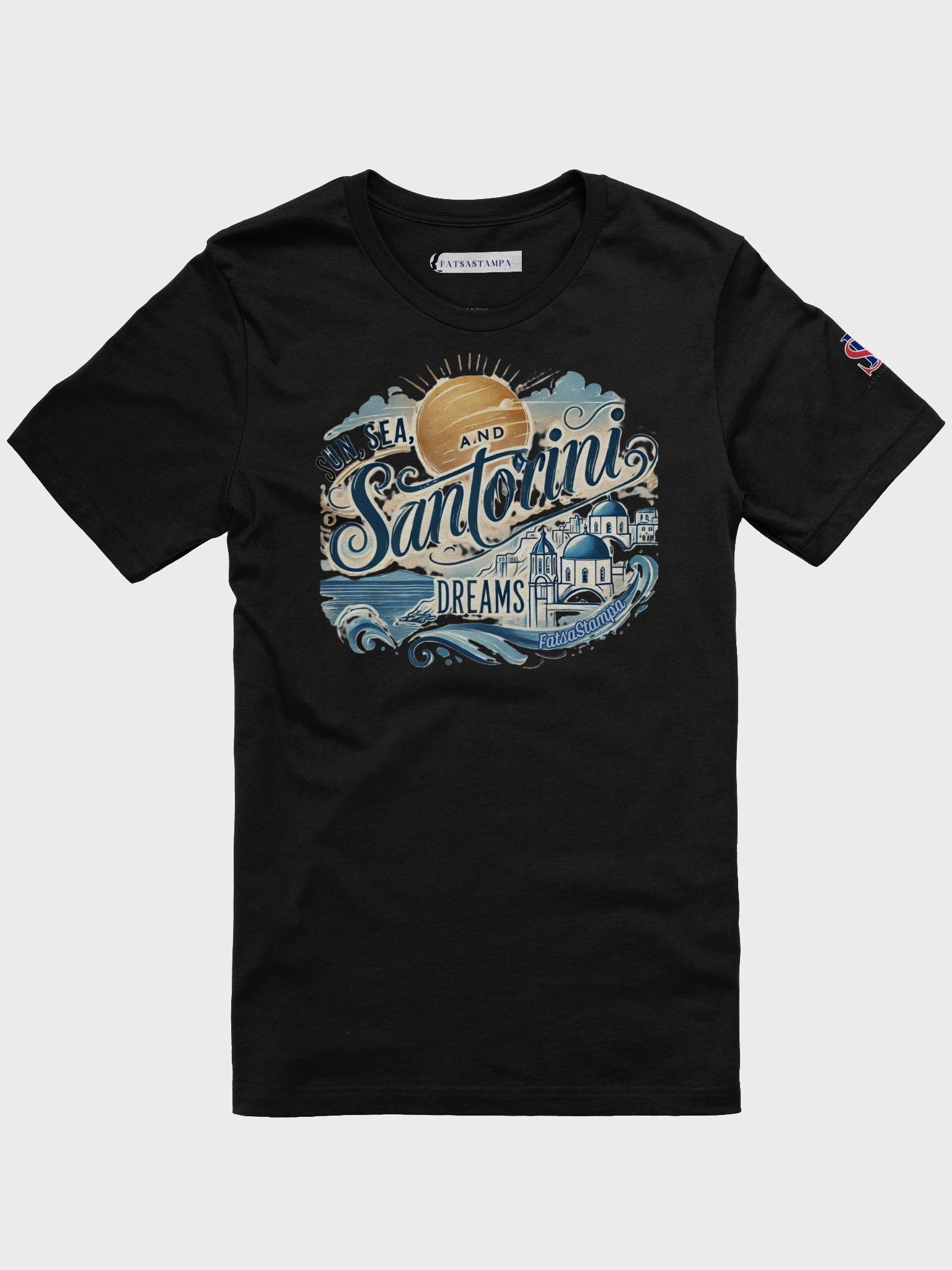 Santorini Dreams Graphic Tee product image (2)