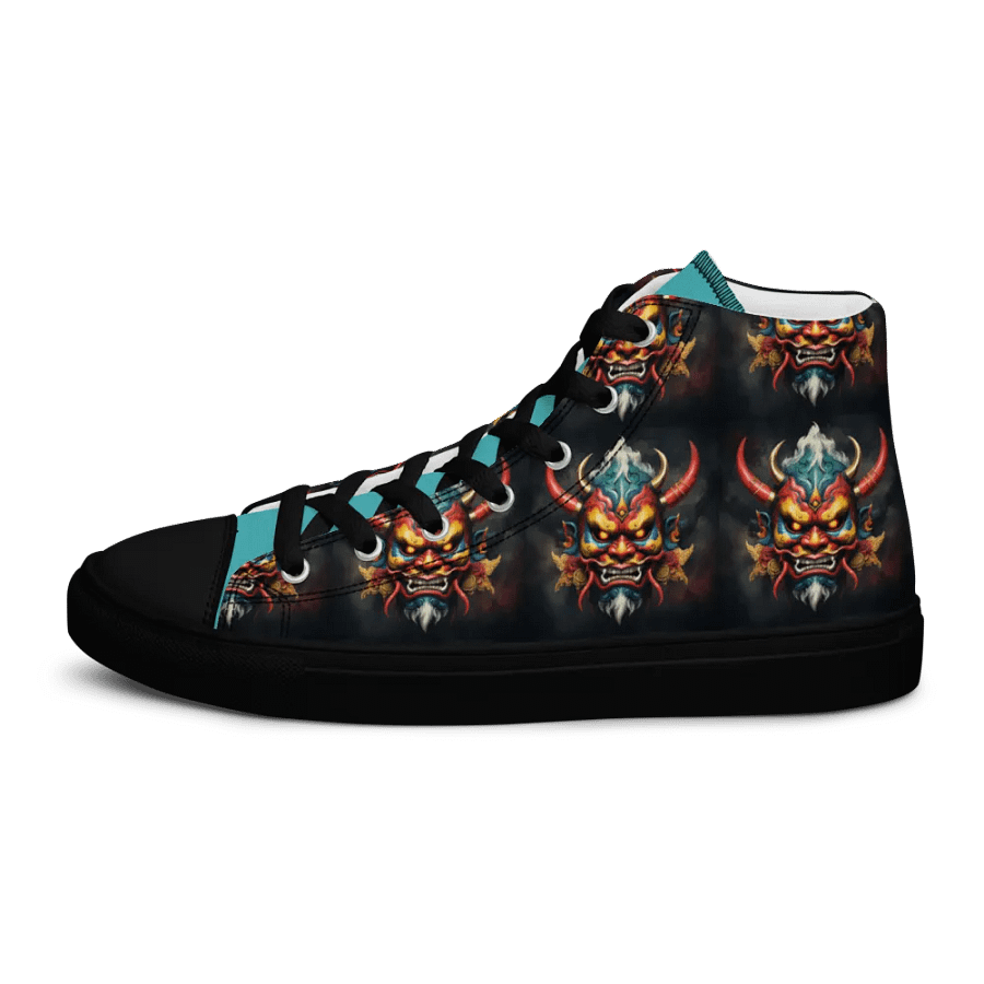 Oni Fierce Faces High Top Canvas Shoes product image (8)
