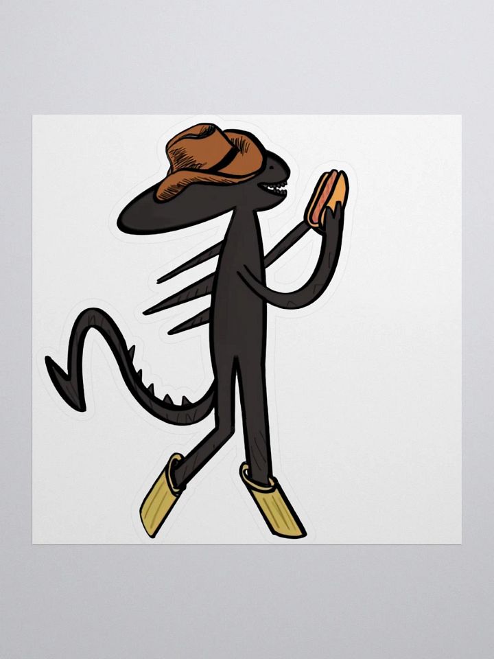 Xenomorph Boot Scootin' Boogie - Kiss Cut Sticker product image (3)