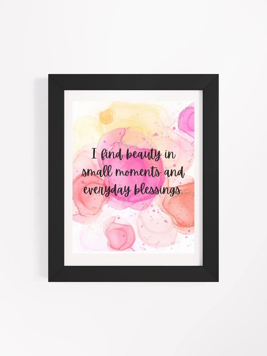 Beauty in Small Moments Wall Art product image (7)