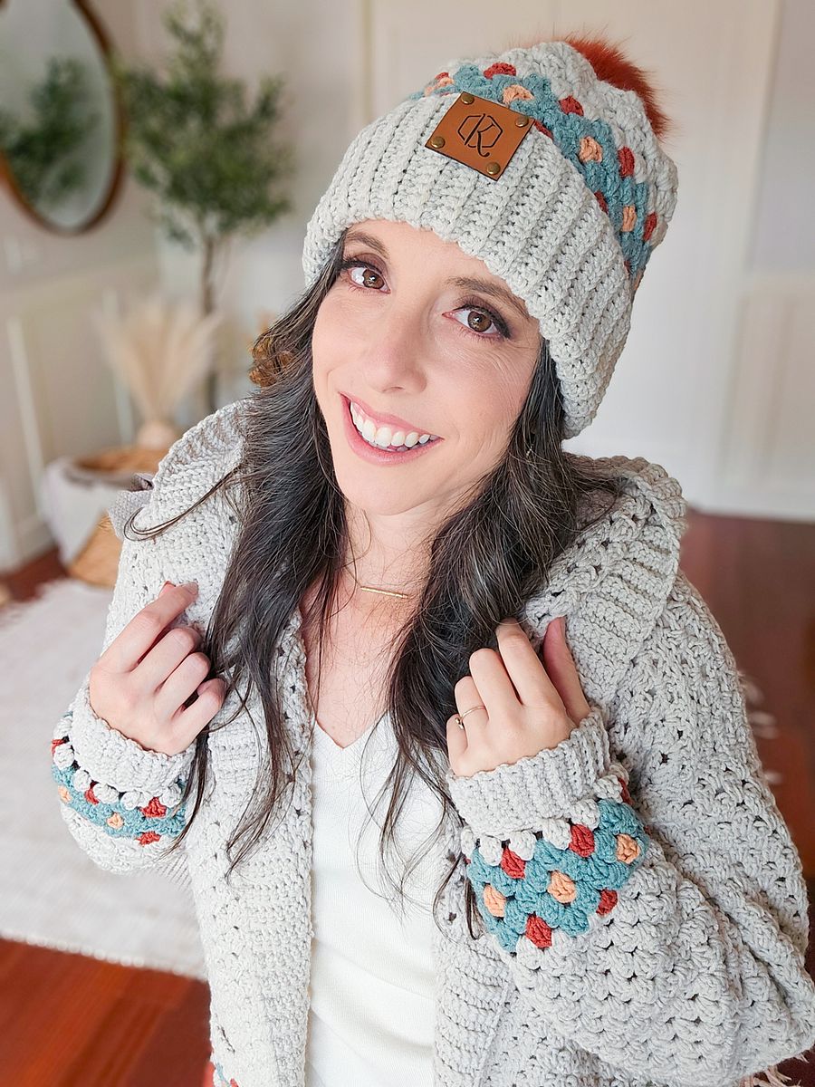 Gemstone Hues Crochet Beanie PDF Pattern product image (4)