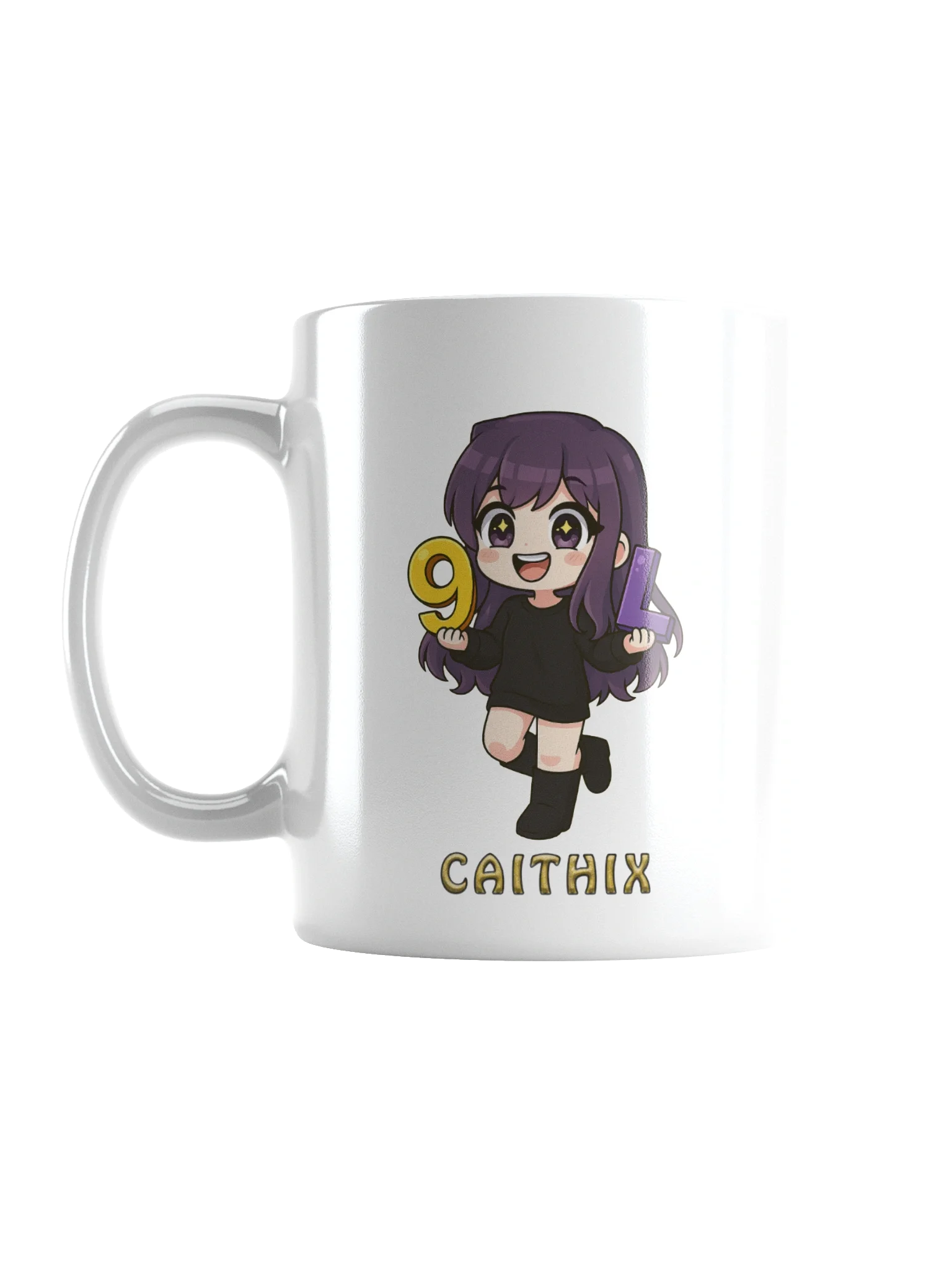 9LS4 Caithix White Glossy Mug product image (1)