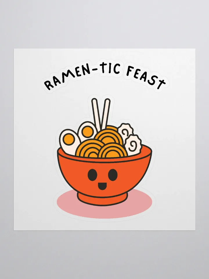 Ramen Bliss Kiss Cut Sticker product image (1)