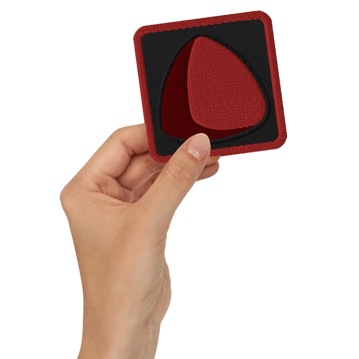 Red Triball Embroidered Patch product image (2)
