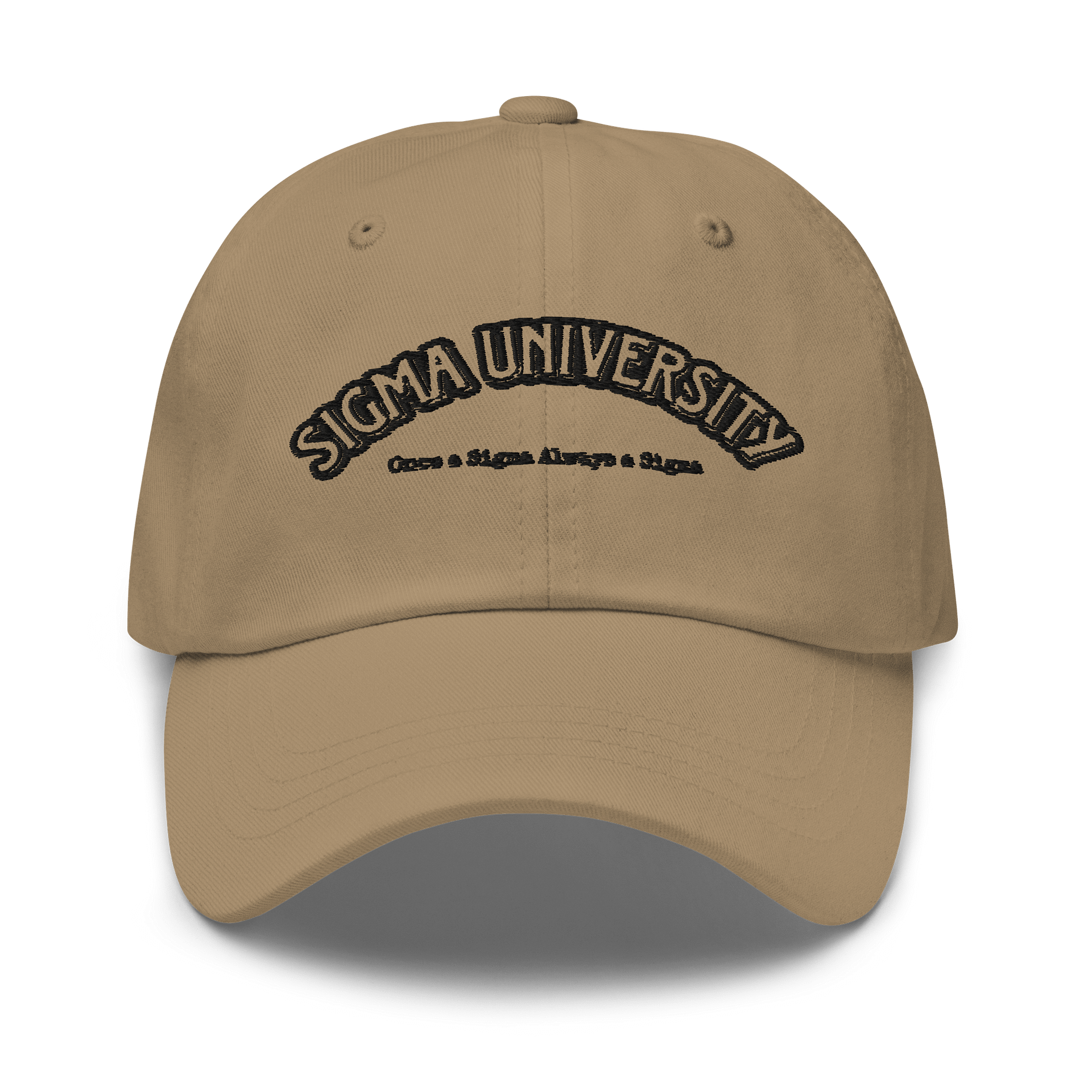 Sigma University Hat (Black Text) product image (1)