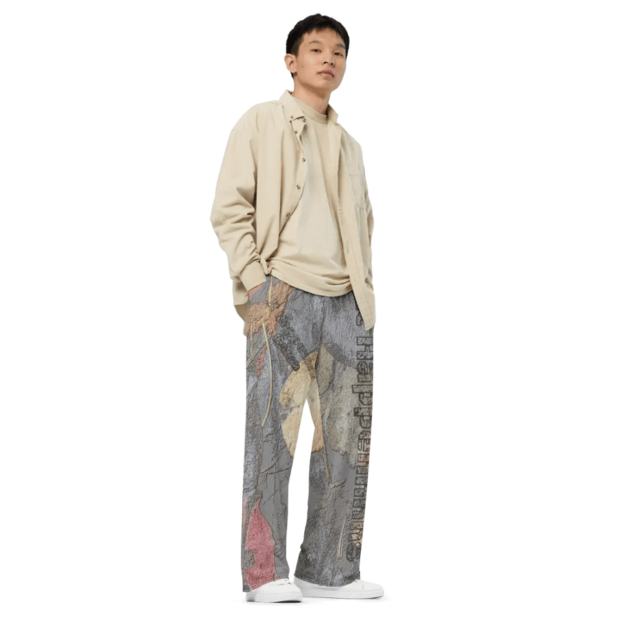 Unisex Wide-Leg Pants - MossyOak - It Happennnns Camo product image (8)