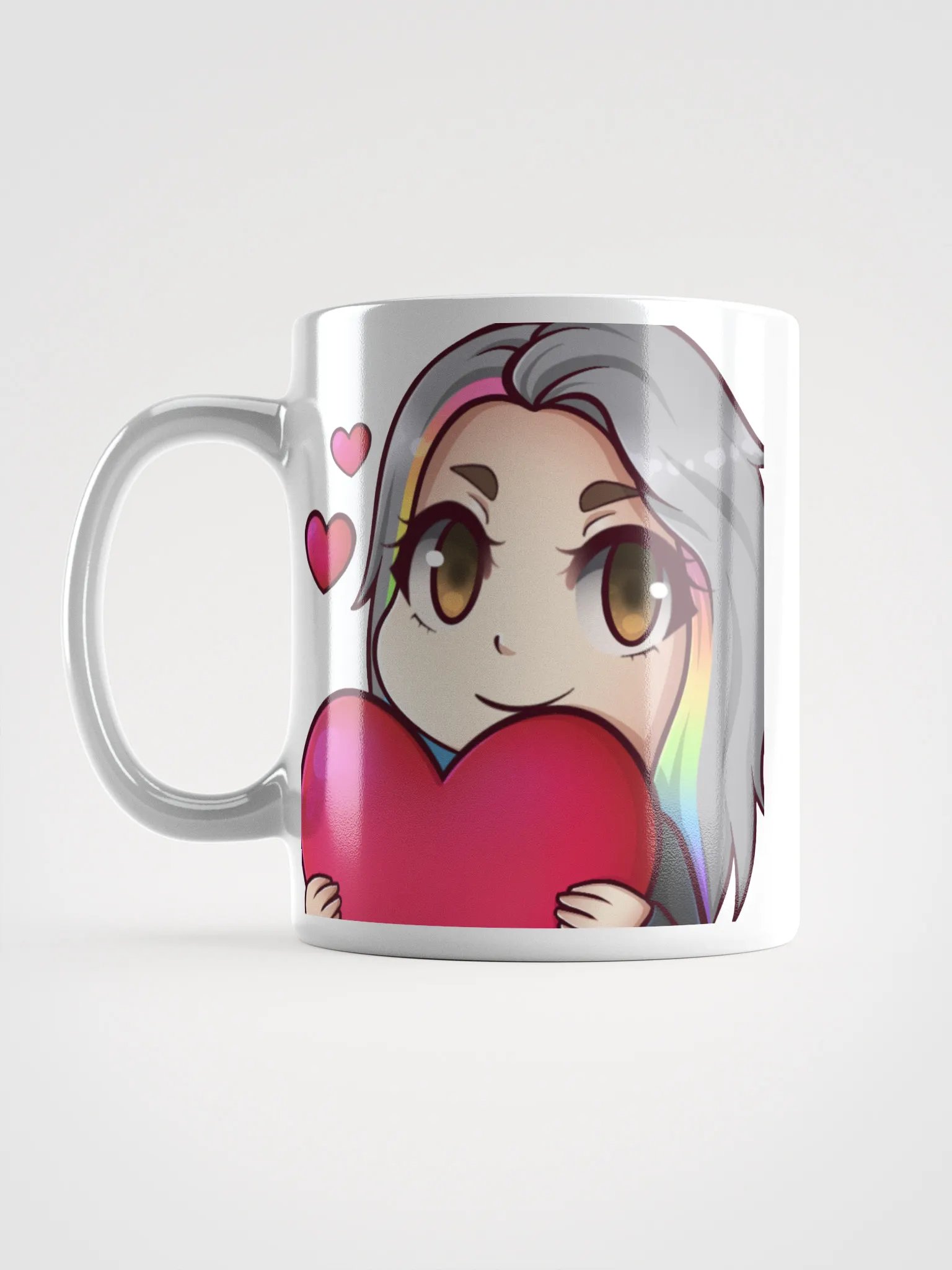 Heart Emote | Glossy Mug product image (6)