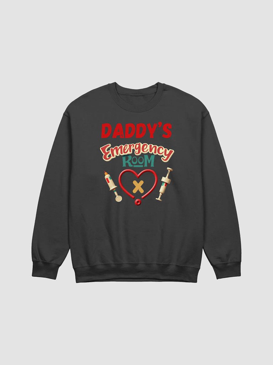 Daddy's Emergency Room Crewneck Sweatshirt product image (10)