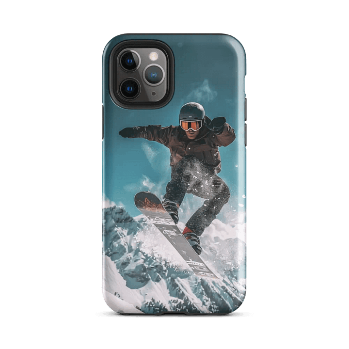 Airborne Snowboarder iPhone® Tough Case product image (25)