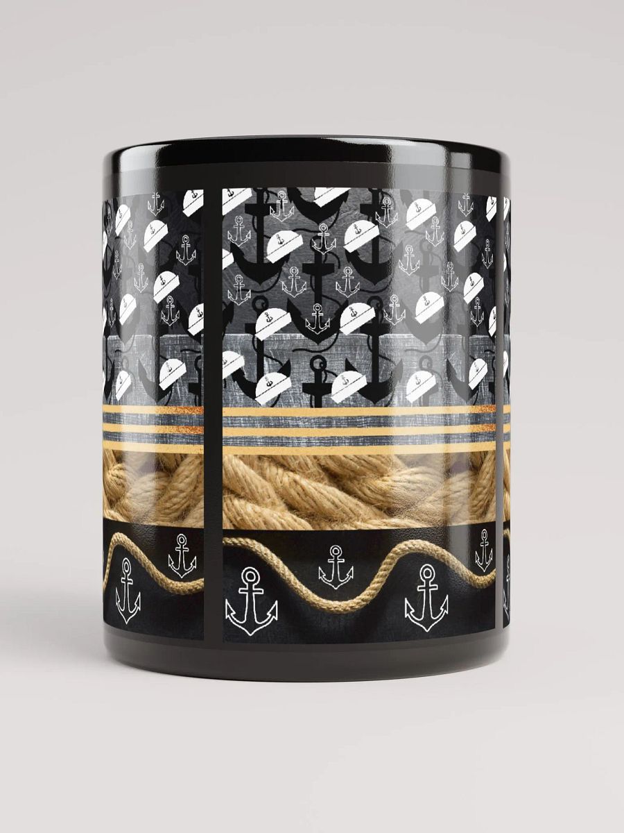JoBeth Nautical ⚓ Black Glossy Mug product image (9)